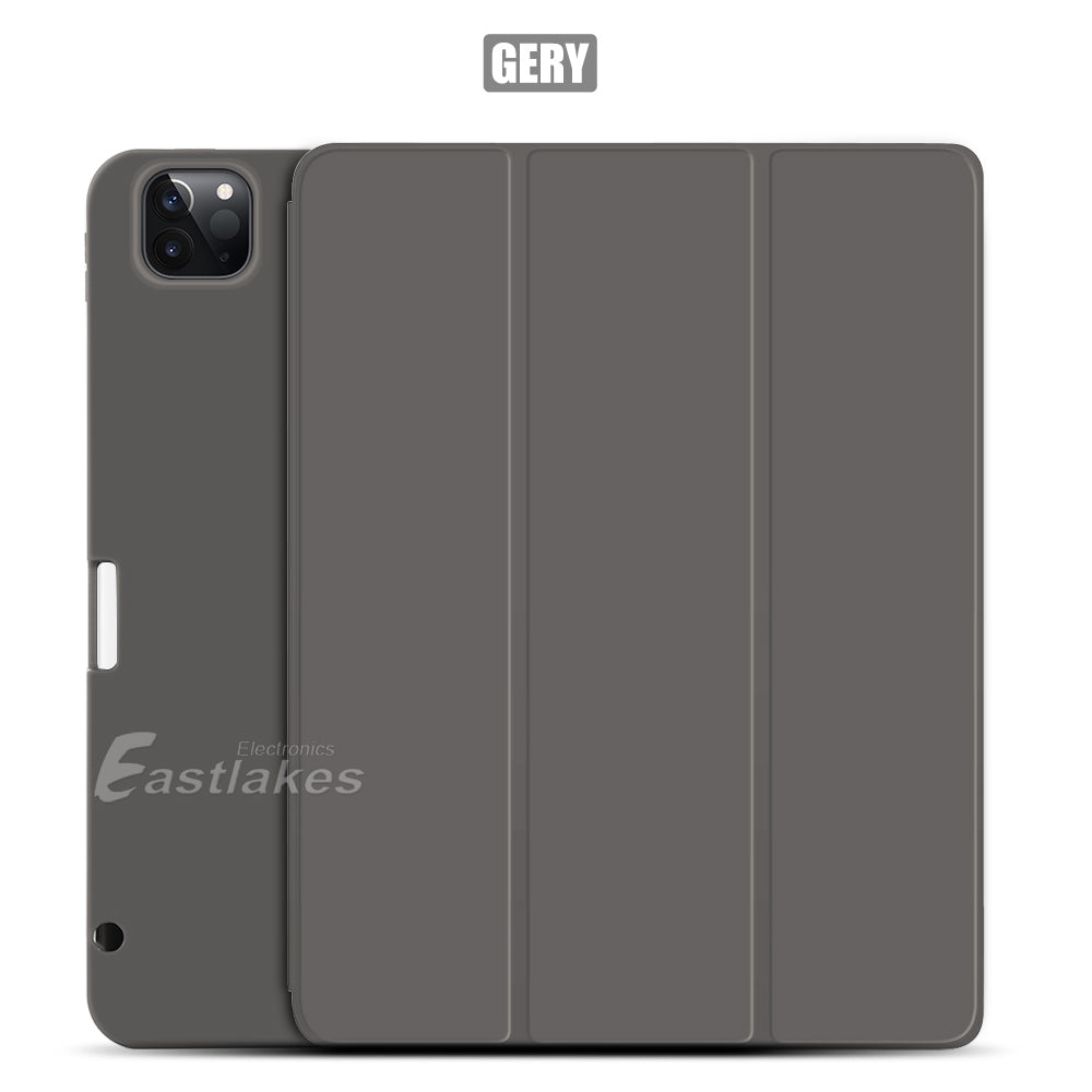 Silicone Smart Cover For Apple iPad with Apple Pen Clip - Eastlakes Electronics